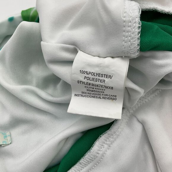 Speechless Sleeveless V-Neck Lined Green Floral Dress with Tie Sash Large - Picture 6 of 8